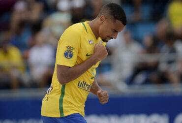 brasil, rodrigo, beach soccer, seleção Por: Alexandre Loureiro/CBF/Direitos Reservados