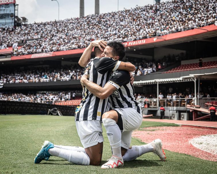 São Paulo 25/02/2024 Jogo Santos e São Bernado que teve o maior público do Palistão. (Foto: Raul Baretta/ Santos FC.)