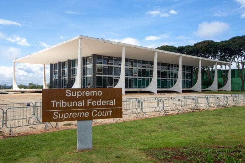 Brasília (DF) 11/04/2023 Fachada do palácio do Supremo Tribunal Federal (STF) Foto: Fabio Rodrigues-Pozzebom/ Agência Brasil