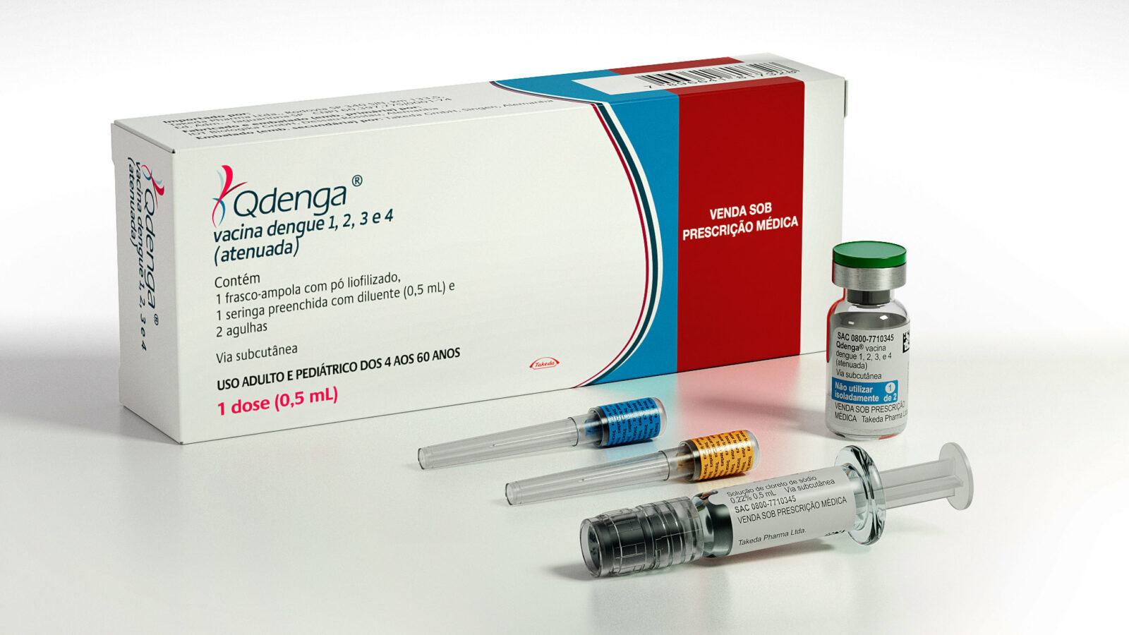 DENGUE - Vacina contra a dengue Qdenga que chegará ao Brasil é fabricada pela farmacêutica Takeda em Singen, na Alemanha. Foto: Takeda/Divulgação