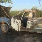 Motorista fica ferido após carro explodir durante abastecimento no Norte de Mato Grosso