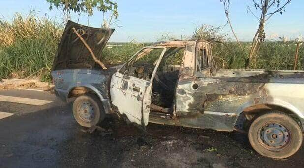 Motorista fica ferido após carro explodir durante abastecimento no Norte de Mato Grosso