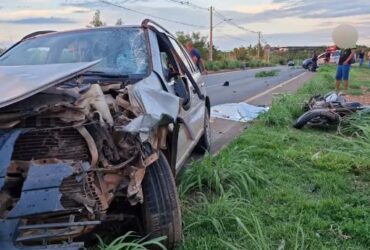 Motociclista morre após colisão com carro em Mato Grosso