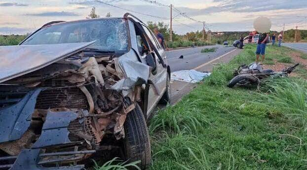 Motociclista morre após colisão com carro em Mato Grosso