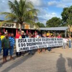 Pescadores protestam contra Lei Transporte Zero em Mato Grosso