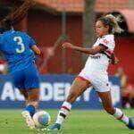 São Paulo x Ferroviária ao vivo; onde assistir, horário e escalações do jogo desta sexta (22) pelo Brasileirão Feminino. Foto: SPFC