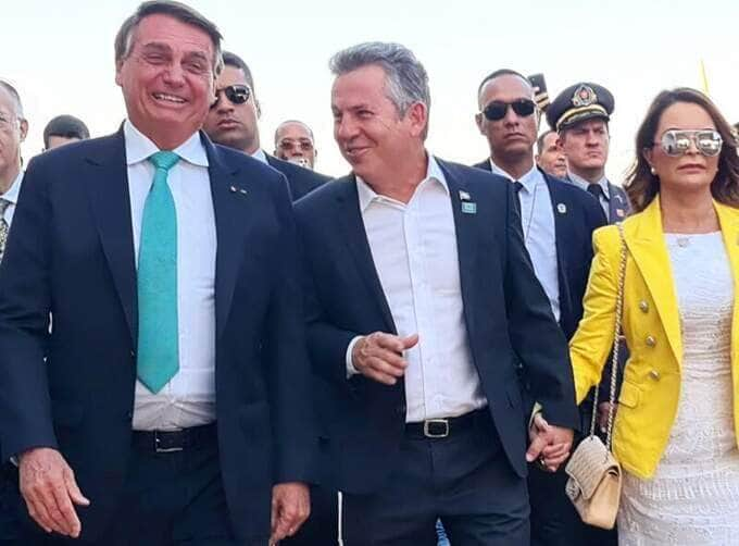 BOLSONARO E MAURO MENDES EM CUIABÁ