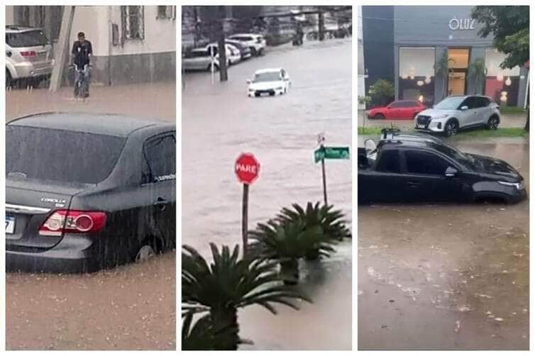 Chuva intensa causa alagamentos em Sinop