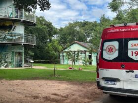 Mulher morre após queda do mirante no parque Mãe Bonifácia em Cuiabá