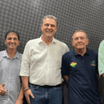 Na ocasião, anunciou a perspectiva de repactuação de dívidas para produtores. Evento ocorre em Mato Grosso e é uma das maiores feiras do agronegócio do país