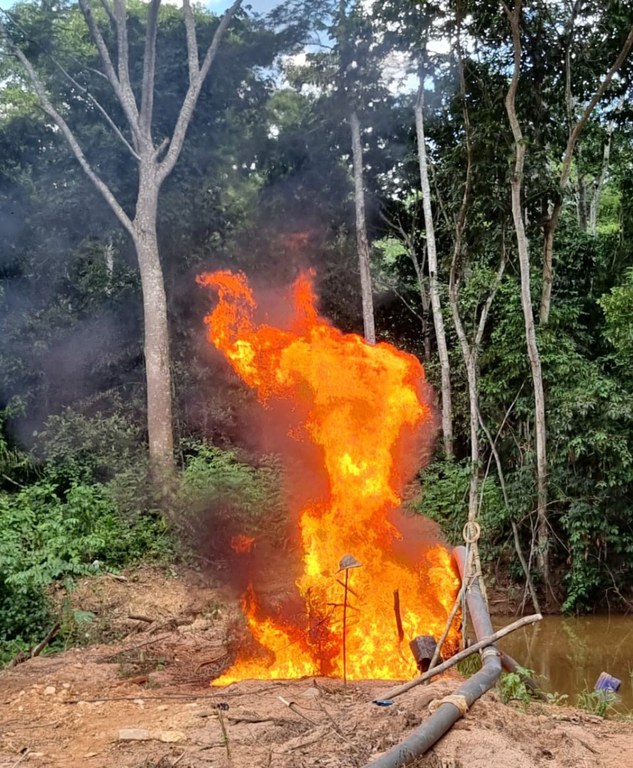 Polícia Federal intensifica o combate ao garimpo ilegal em Mato Grosso