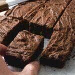 Receita de brownie de chocolate