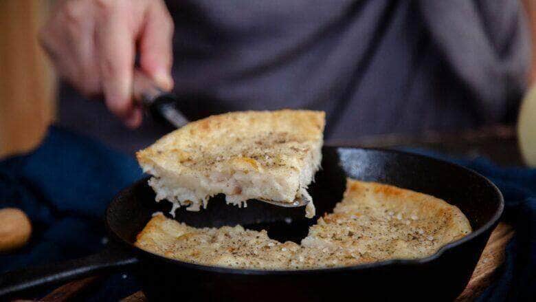 Receita de torta de bacalhau