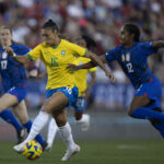 brasil, estados unidos, futebol feminino, she believes Por: Thais Magalhães/CBF/Direitos Reservados