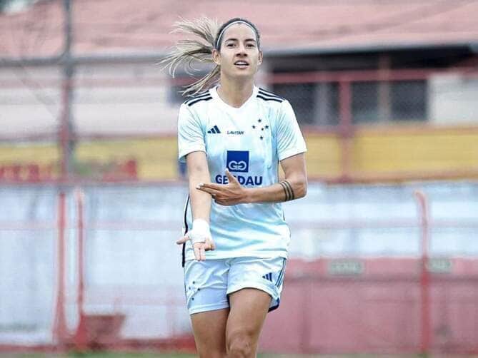 Nova Lima (MG). 23-03-2024 Cruzeiro vence e assume liderança provisória do Brasileiro Feminino. Foto Gustavo Martins/Cruzeiro