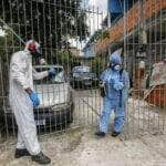 Osasco (SP) 15/03/2024 - Equipes da Zoonoses realizam trabalho de campo no combate aos focos da Dengue nos bairros da cidade. Foto: Paulo Pinto/Agência Brasil