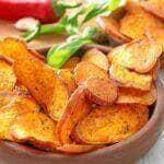 Como fazer chips de batata doce