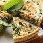 Receita de quiche de espinafre