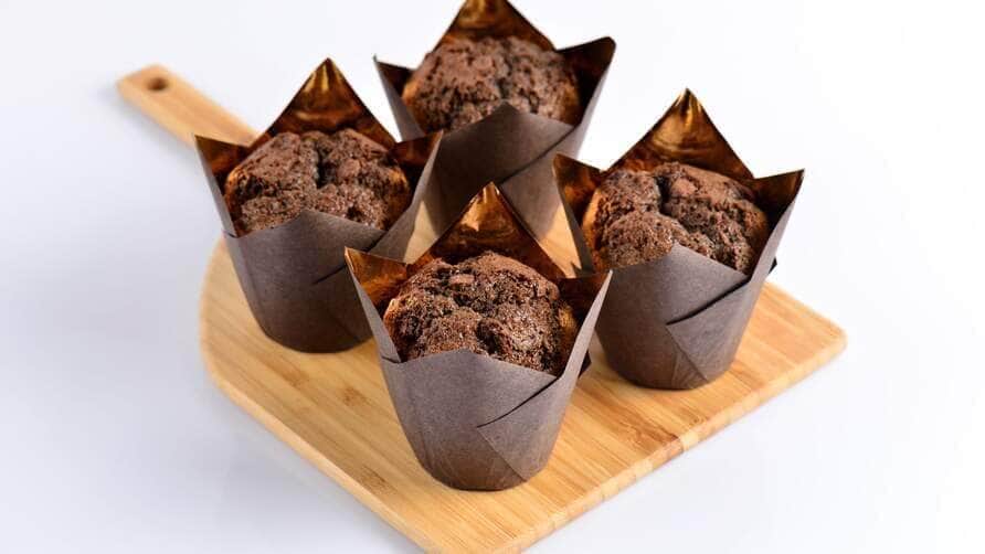Receita de muffin de banana no café da manhã 3 Receita de muffin