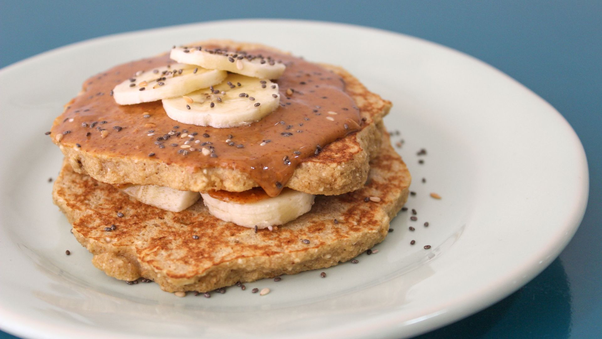 Receita de panqueca de banana