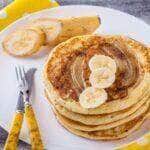 Receita de panqueca de banana