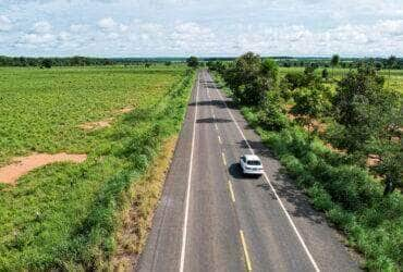 Foram recuperados 73,2 km da MT-060, a principal rota de acesso ao Pantanal              Crédito - Antônio Pinheiro/ Secom-MT