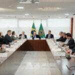 Brasília (DF), 14/03/2024, - O presidente Lula, durante reunião com vários executivos do setor automotivo e de biocombustíveis, no Palácio do Planalto. Foto: Rafa Neddermeyer/Agência Brasil