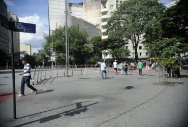 Belo Horizonte - Na capital mineira o local de início das manifestações ocorridas em junho do ano passado foi a praça Sete de Setembro (Tomaz Silva/Agência Brasil) Por: 29 14:29:17