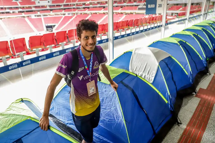 Brasília (DF) 27/03/2024 – começa nesta quarta no Estádio Mané Garrincha Tema este ano é To infinity and beyond (Ao infinito e além), na foto Pedro Toreão. Foto: Joédson Alves/Agência Brasil