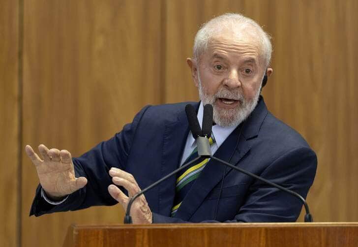 Brasília (DF) 28/03/2024 - O presidente da França, Emmanuel Macron, é recebido pelo presidnete Luiz Inácio lula da Silva, em cerimônia oficial no Palácio do Planalto. Foto: Fabio Rodrigues- Pozzebom/Agência Brasil