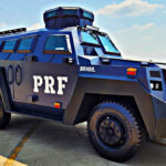 Carro blindado produzido pela Combat Armor para a Polícia Rodoviária Federal. Veículo apresentou série de problemas. – Foto: Divulgação/Combat Armor