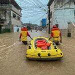 Brasília (DF) 16/02/2024 - Durante períodos de chuva, os moradores da Bacia do Rio Tejipió sofrem com alagamentos e enchentes - Foto: Prefeitura Recife