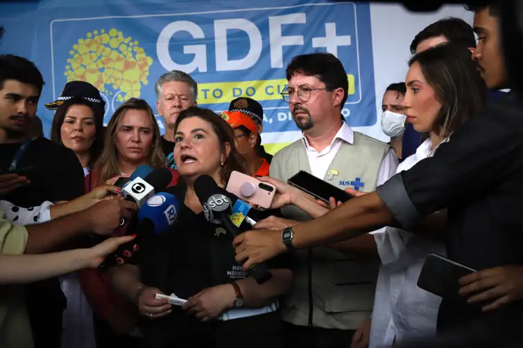 Brasília (DF, 02.03.2024 - O Ministério da Saúde promove Dia D contra a Dengue em todo o país. A Agência Brasil acompanhou a ação no DF na comunidade do Sol Nascente. - Lucilene Florêncio, Secretária de Saúde do DF – Foto: Antonio Cruz/Agência Brasil