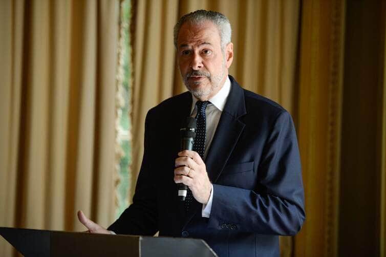 Rio de Janeiro (RJ), 23/02/2024 – O embaixador, Secretário do Clima, Energia e Meio Ambiente, Ministério das Relações Exteriores do Brasil, André Corrêa do Lago durante seminário internacional Os Países do G20 e a Diplomacia dos Biocombustíveis, no Palácio da Cidade, na zona sul da capital fluminense. Foto: Tomaz Silva/Agência Brasil