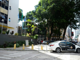 Fachada da Secretaria de Estado da Polícia Civil, no centro do Rio de Janeiro Por: Tomaz Silva/Agência Brasil