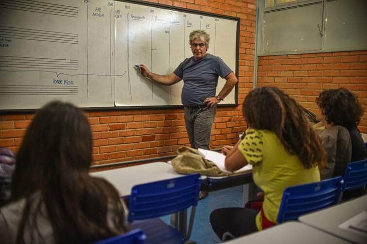 Brasília (DF) 28/11/2023 – Estudantes do ensino médio terão poupança para permanecer na escola Foto: Andre Borges/Agência Brasília