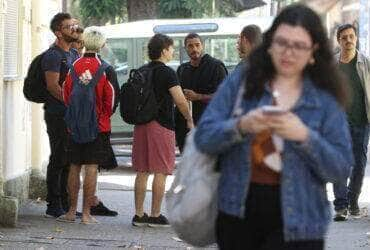 Rio de Janeiro (RJ), 06/07/2023 - Estudantes universitários no campus Praia Vermelha da UFRJ. Foto:Tânia Rêgo/Agência Brasil