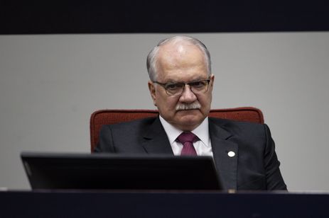 Brasília (DF), 05/10/2023 - O vice-presidente do Supremo Tribunal Federal (STF), Edson Fachin, participa do seminário 35 anos da Constituição Federal, no STF. Foto: Marcelo Camargo/Agência Brasil