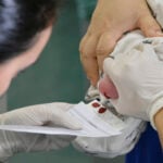 Teste do pezinho no Hospital Regional de Taguatinga (HRT). Por: Edilson Rodrigues/Agência Senado