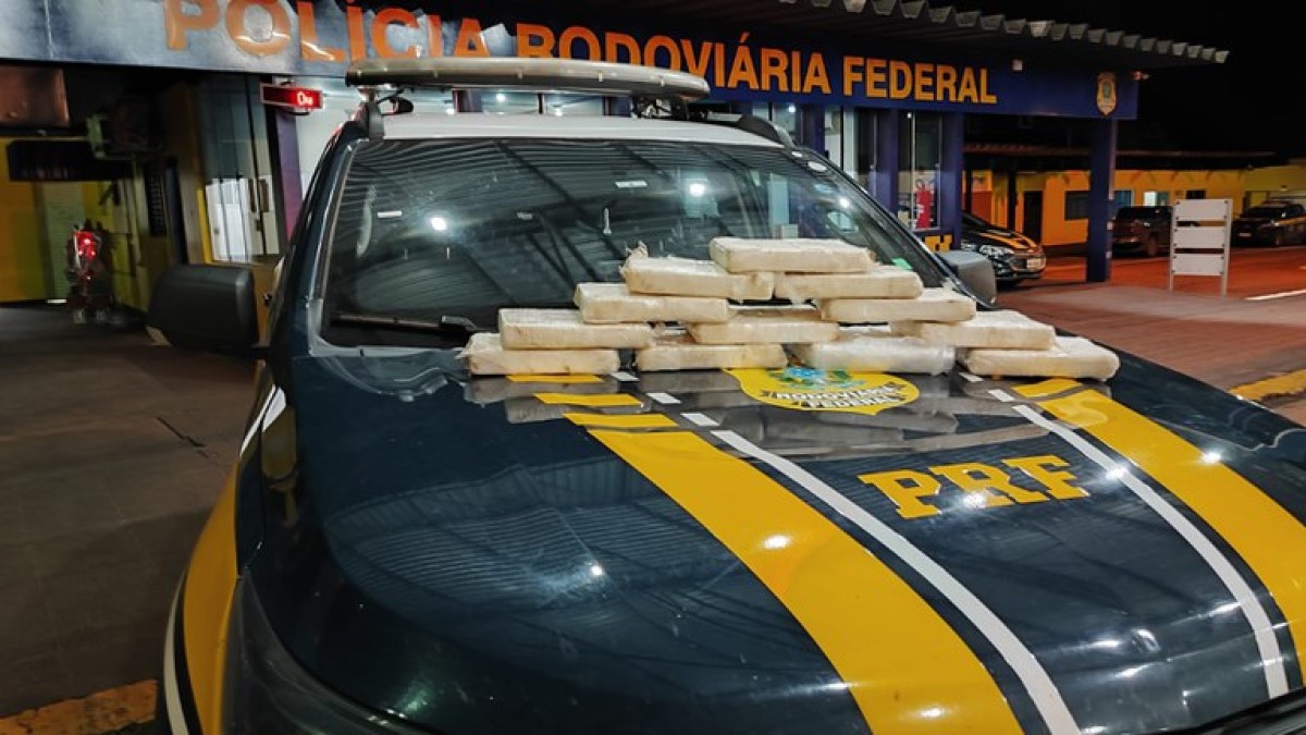 PRF apreende 12 kg de cocaína em compartimento oculto de veículo em Rondonópolis