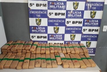 63 tabletes de maconha e foragido da justiça são apreendidos em Rondonópolis