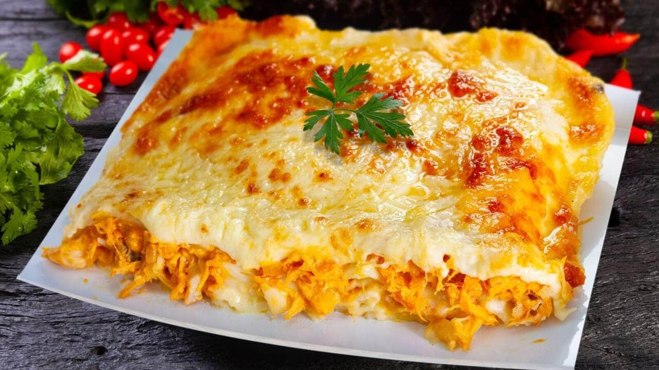 Receita de lasanha de frango