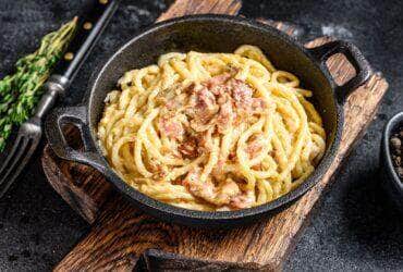 Receita de macarrão a carbonara