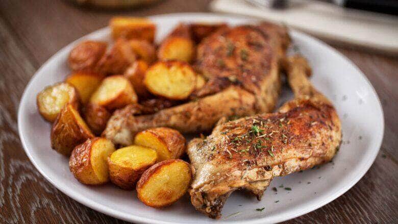 Receita de sobrecoxa de frango assada
