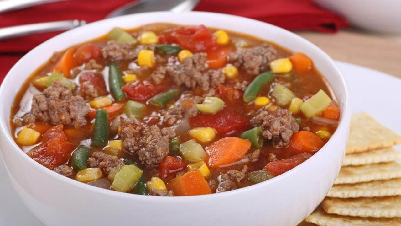 Receita de sopão de carne com legumes