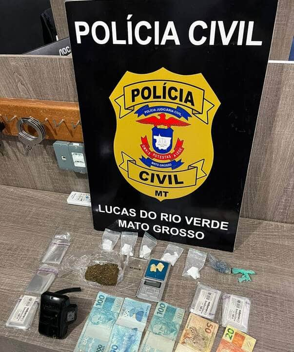 Dois foragidos da Justiça são presos pela Polícia Civil em Lucas do Rio Verde