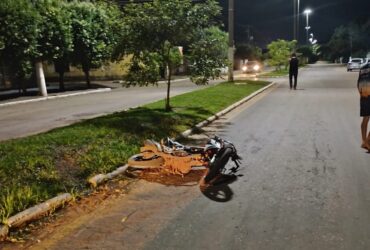 Jovem morre em acidente de motocicleta no centro de Rosário Oeste (MT)