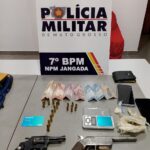 Polícia Militar desmantela ponto de venda de drogas e armas em Jangada (MT)