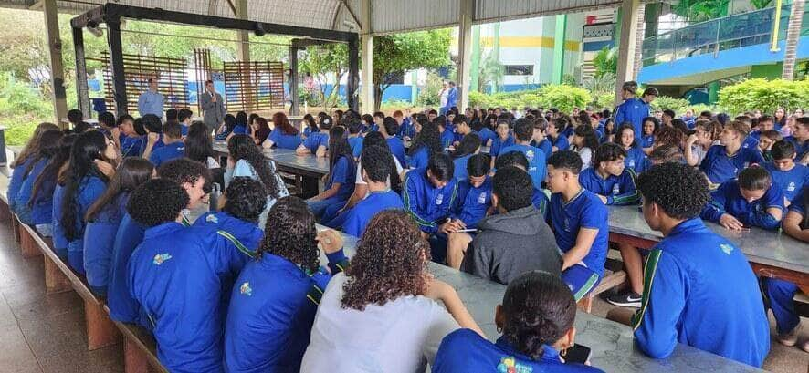 alunos escola dom bosco palestra justica eleitoral