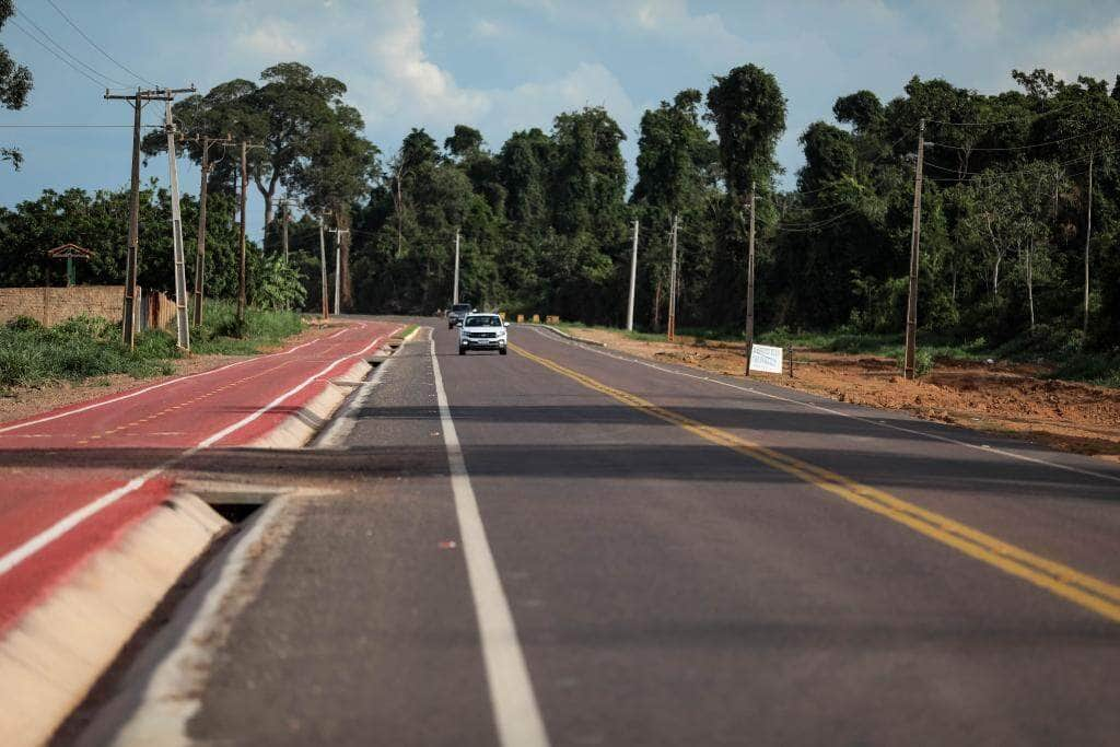 antes demorava muito para ir para casa e agora esta um tapete afirma morador sobre asfaltamento de estrada de chao interna 4 2024 04 23 468633736